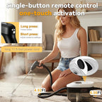 2500W Portable Handheld Steam Cleaner,54oz Large Capacity,3-Level Adjustable Handle,15s Fast Heating Steamer for Cleaning with 20 Pcs Accessories,Plug-and-Play Steam Cleaner for Home,Car,Kitchen,More