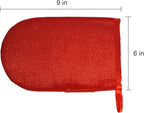 CleanAide Hair Magnet Pet Fur Removal Mitt, Lint, Fur, and Dander Cleanup for Furniture, Clothing, and Upholstery, Reusable, Durable, Quick & Easy Cleaning, Red, 2-Pack
