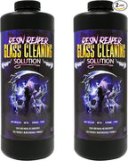 Resin Reaper Glass Cleaner 2-Pack 64 OZ | Pipe Cleaner | Safe on Glass, Metal, Ceramic, and Pyrex | Soak and Wash - No Abrasives - Eco-Friendly, Biodegradable Formula