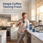 Descaling Solution for Coffee Machines, 500ml, Compatible with DeLonghi Fully Automatic Espresso Machines, Fits ECAM & ESAM Series, Powerful Limescale Remover,(5 Uses)
