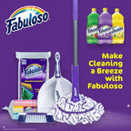 Fabuloso Tile Brush with Spot Scrubber, Long Bathroom Cleaning Brush with Medium Bristles, Shower Scrubber with Hanging Hole for Tile, Grout, Tubs, Floors and Bathroom Walls, 11 Inch