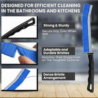 Crevice Cleaning Brush Set – 6Pcs Hard Bristle Cleaning Tools for Grout, Tile Floors, Gaps & Narrow Spaces – Small Grout Scrub Brush for Cleaning Bathroom, Shower, Window Tracks, Kitchen