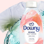 Downy Rinse Laundry Odor Remover, Spring Breeze Scent, 48 FL OZ, Fabric Softener and Laundry Odor Removal Rinse