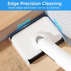 HABIUBIU Wet Dry Vacuum Cleaner, 180° Lay-Flat Cordless Vacuum Mop Combo with Edge Cleaning, All-in-One Floor Cleaner for Hard Floors, 45mins Runtime, Full-Path Self-Cleaning&185℉ Flashdry