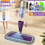 Microfiber Spray Mop for Floor Cleaning with Washable Pads, Dry Wet Floor Mops with with Sprayer and 27 oz Refillable Bottle,Reusable Dust Spray Mops for Hardwood Laminate Vinyl Tile Cleaning