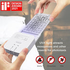 Mosalogic Sticky Card Refill Replacement Glue Cards for Flying Insect Trap Indoor Bug Trapper Fly Zapper-5pack (No Device)