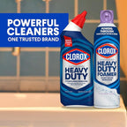 Clorox Toilet Bowl Cleaner Heavy Duty Stain and Ring Remover, Arctic Clean, 24 Fl Oz., Pack of 2