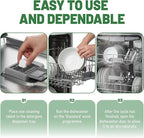 Dishwasher Detergent Machine Tablets, Fragrance-Free, Plant-Based Dishwasher Tablets, All in 1 Dishwasher Clean Refill, 80 Count