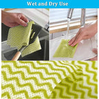 Disposable Dish Cloths Disposable Cleaning Towels, Reusable Wipes Absorbent Quick-Dry Kitchen Wipes, 50 Sheets