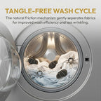 10 Pack Reusable Laundry Balls for Washing Machine, Small Dryer Balls to Prevent Clothing Entanglement & Adhesion, Anti-Static Fabric Softener, Reduces Wrinkles, Protects Clothes(1.6x1.6x0.8 in)
