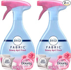 Febreze Fabric Spray Air Freshener, Odor-Fighting Fabric Refresher, Sneaker Balls Alternative, Couch Cleaner, Linen Spray, Multi-Use, Downy April Fresh Scent, 23.6 fl oz (Pack of 2)