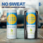 Frost Buddy Universal Buddy Can Cooler - Fits All - For Regular 12 & 16 oz or Slim-Size Bottles - Insulated Double-Walled Stainless Steel (Lights)