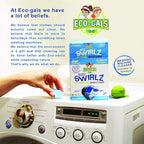 Eco-Gals Eco Swirlz Washing Machine Cleaner with Bonus Eco Scrubz Dishwasher Cleaner Add On 36 Count Deep Cleaning Tablets