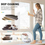 60 Count 180° Duster Refills Compatible with Dusters 180 Handle Dusters, Heavy Duty Multi-Surface Duster Replacement with 1 Extra Handle, Unscented