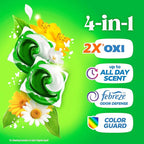 Gain Flings Laundry Detergent Pacs, 76 Count, Original Scent, with Odor Defense, concentrated laundry soap pacs