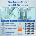 Brodi BolBac Heavy Duty Toilet Bowl Cleaner, High-Power 25-30% HCI Formula, Fast Lime & Rust Removal, Fixture-Safe, Removes Odor-Causing Build-Up (Pack of 1)