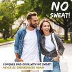 NO SWEAT! Ultra Long Lasting Sweat and Body Odor Protection, 98% Natural Ingredients, Hypoallergenic & Clinically Tested, Alcohol-Free & Fabric Safe, 20x Longer Duration, Created from Science (50mL)