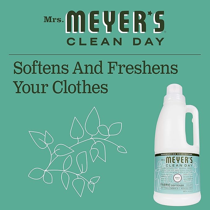 Mrs. Meyer's Clean Day Fabric Softener - Basil - 32 oz