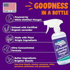 Originally Yellow Lavender distilled white vinegar for cleaning purpose Spray | Cleaning Vinegar For home | Living Room, Bathroom, & Kitchen | Plant-Derived All Purpose Cleaner Spray | 3 Pack