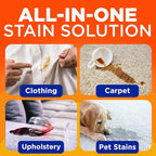 Tide Laundry Stain Remover Spray with Oxi, Stain Remover for Clothes, Carpet, Upholstery, Pet Bedding, & More, Stain Treater Spray for Tough Stains from Wine, Coffee, Grease, 21.5 Fl Oz (Pack of 2)