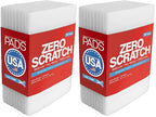 20 Pack of 6 x 9 White Non Scratch Non-Woven Pads for Buffing Cleaning Polishing and Multi Purpose Use in Your Home Workshop or DIY Garage Shop