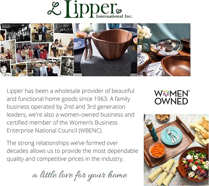 Lipper International Bamboo Kitchen Drawer Dividers, Set of 2