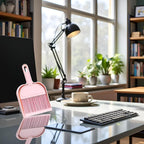 Plastic Mini Broom and Dustpan,Mini Cleaning Brush with Dustpan Set Desktop Cleaning Accessories,Pink with Set,Plastic Broom