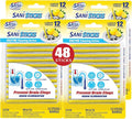 SANI 360° Sani Sticks Drain Cleaner and Deodorizer, 48 Count, Lemon Scent Enzyme Pipe Cleaners, Eliminate Odors, Prevent Clogged Drains, Safe for Sinks, Bathtub Drains, Septic Tanks
