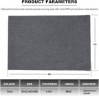 Premium 10 Pack 6" x 9" Grey General Purpose Scuff Pads - Scuffing, Scouring, Sanding, Paint Primer Prep Adhesion Scratch - Surface Preparation Automotive Car Auto Body Woodworking Wo (800 Grit)
