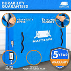 Nordic Elk Mattress Bags for Moving and Storage (Full) Heavy Duty Moving Supplies, 8 Sturdy Handles, Strong Zipper, Mattress Cover Bed Bags, Storage Cover Essentials Packing Protector