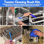 XANGNIER Toaster Cleaning Brush Set,5 Pcs Cleaner Supplies Tools kit for Toasters 2 Slice/ 4 Slice Accessories(Excluding Toaster)
