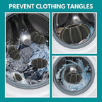 10 Pack Large Laundry Balls for Washing Machine, Reusable Anti-Tangling Washer Agitators to Prevent Clothing Entanglement,Anti-Static Laundry Balls for Cleaner Softer Clothes, Reduce Tangles