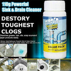 Wild Tornado Pipe Dredge Deodorant, Powerful Sink and Drain Cleaner, Quick Foaming Toilet Cleaner, Dredge Agent for Kitchen and Toilet Pipes (2pcs)