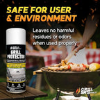 2-Pack Ceramic Grill Protector | Rust Prevention Spray & Anti Rust Spray for Metal | UV Shield & Blackstone Griddle Conditioner Alternative for Exterior Protection - 14.8 fl oz.