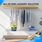 Biz Laundry Detergent Powder, Stain and Odor Eliminator for Tough Stains Like Grass Sweat and Food Grease, Powder Laundry Detergent, Color Safe, HE Safe, Unscented, Pack of 2, 16 oz Total