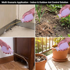 Diatomaceous Earth Duster, 230ml Large, Powder Duster Kit with Long Copper Tube & Folding Funnel, Indoor Outdoor Silicone Sprayer Heavy Duty Bulb Applicator for Home and Garden(White)