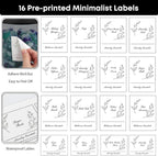 COAZEX 3 Pack Laundry Powder Container & Dryer Sheet Holder, Plastic Laundry Room Organization and Storage Jars with Lids, Labels & Scoops for Powder, Detergent, Scent Booster (Black)