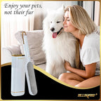 Lint Brush, Pet Hair Remover, Lint Remover for Clothes, Sofa, Carpets, Car Seats. Cat Hair Remover. Dog Hair Remover Laundry. Double-Sided. Reusable. Self-Cleaning Base. ALLISTAR (Snow Peak White)