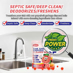 50 Count Garbage Disposal Cleaner and Deodorizer – Sink Odor Eliminator, New Powerful Grapefruit Zest Scented Kitchen Sink Freshener Pods& Drain Odor Eliminator Disposer Care Balls