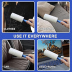 Extra Sticky Lint Roller Mega Value Set 900 Sheets for Pet Hair Removal and Clothes, Dog and Cat Lint Remover, 10 Pack