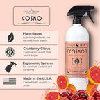 Cold Iron Wrinkle Release Spray for Clothes | 32 fl oz Cosmo Cranberry Citrus & Mojito Citrus Mint Bundle | Plant-Based Ironing Alternative - Variety Pack of 2