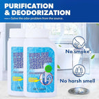 Liapu 2pcs Drain Clog Remover, Pipeline Dredging Agent, Powerful Quick Cleaning Drain Toilet Cleaner Tool, Unclog Toilet Clog And Kitchen Sink Pipe Unblocker Powder