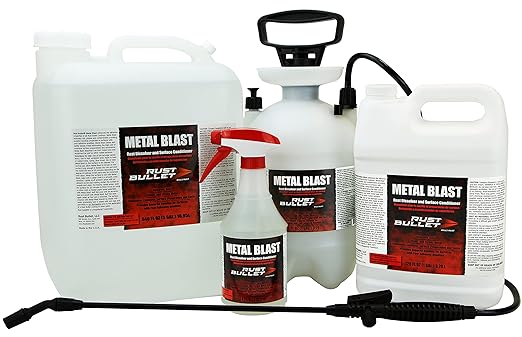 Rust Bullet Metal Blast - 5 Gallon - Rust Remover & Metal Prep, Cleaner & Conditioner for Superior Adhesion, Eliminates Grease, Contaminants & Corrosion