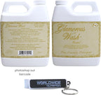 Worldwide Nutrition Bundle: Tyler Candle Company Glamorous Wash Entitled Laundry Detergent - Luxury Liquid Laundry Detergent - 32 oz (907 g) Entitled Detergent and Multi-Purpose Key Chain