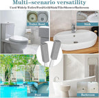 20Pcs Pumice Stone for Cleaning, Pumie Scouring Stick with Handle, Toilet Stone Brush Block, Hard Water Stain Remover for Toilet, Bathtubs, Sinks, Swimming Pools, Grills