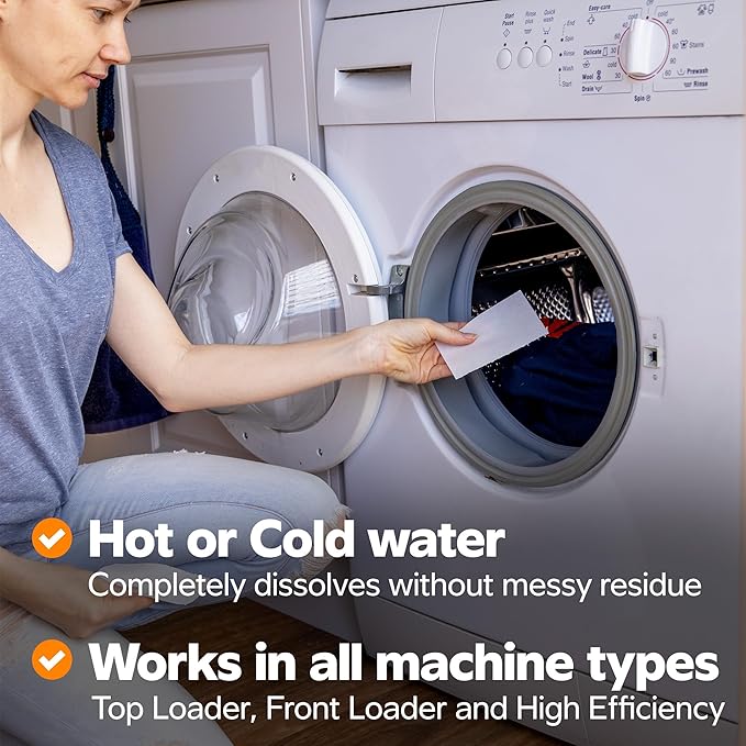 Laundry Detergent Sheets Eco-Friendly, Hypoallergenic, Gentle on Skin, Highly Concentrated, Wash (Summer Daze, 20 Sheets (40 Standard Loads))