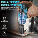 Seesii Cordless Impact Wrench 1/2 inch, High Torque 479 Ft-lbs(650Nm) Brushless Impact Gun,2500RPM w/2x4.0 Battery, 6 Sockets,8 Drill Bits, High Torque Power Impact Driver for Car Home,WH700