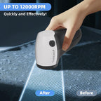 Electric Fabric Shaver and Lint Remover, Portable Fuzz Remover for Clothes and Furniture, Battery Operated, Easy to Use and Clean, Suitable for Sweaters, Blankets.（Grey）