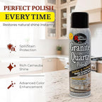 Rock Doctor Granite Polish Spray and Surface,18oz.Can Polish Tile, Marble, Kitchen Countertop, and Natural Stone Surfaces, Streak-Free Shine Pack of 4 (4)