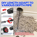 Holikme 15 Feet Dryer Vent Cleaner Kit, Lint Remover, Extends Up to 15 Feet, Synthetic Brush Head, Use with or Without a Power Drill,Black